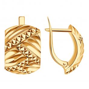 Золотые серьги МАГНАТ МА 011823 фото